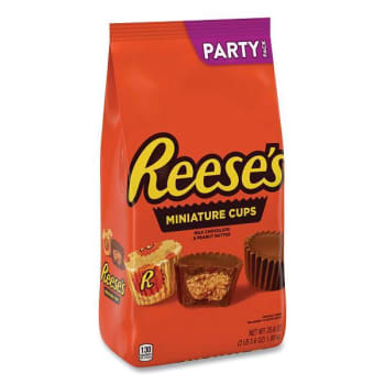 Image for Reese's Peanut Butter Cups Miniatures Party Pack, Milk Chocolate, 35.6 Oz Bag from HD Supply