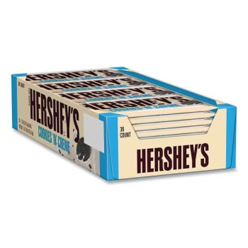 Image for Hershey's Cookies 'n' Creme Candy Bar, 1.55 Oz Bar, 36 Bars/carton from HD Supply