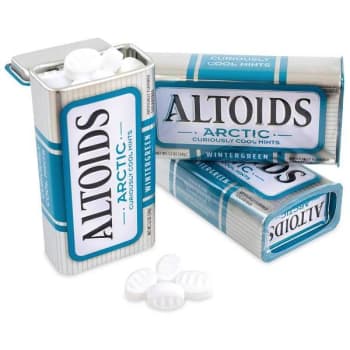 Image for Altoids Arctic Wintergreen Mints, 1.2 Oz, 8 Tins/pack from HD Supply
