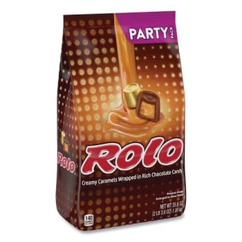 Rolo Party Pack Creamy Caramels Wrapped In Rich Chocolate Candy, 35.6 Oz Bag