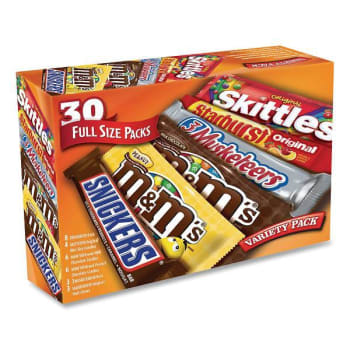 Image for Mars Full-Size Candy Bars Variety Pack, Assorted, 30/box from HD Supply