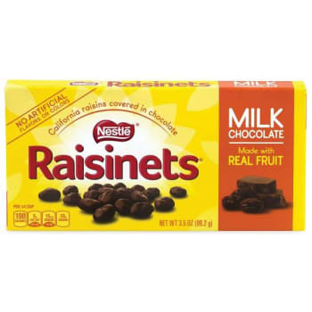 Image for Nestle Raisinets Milk Chocolate Candy Raisins, 3.5 Oz Box, 15 Boxes/carton from HD Supply