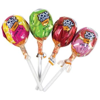 Image for Jolly Rancher Lollipops Assortment, Assorted Flavors, 0.6 Oz, 50 Count from HD Supply