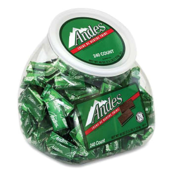 Image for Andes Creme De Menthe Chocolate Mint Thins, 240 Pieces/40 Oz Tub, 1 Tub/carton from HD Supply