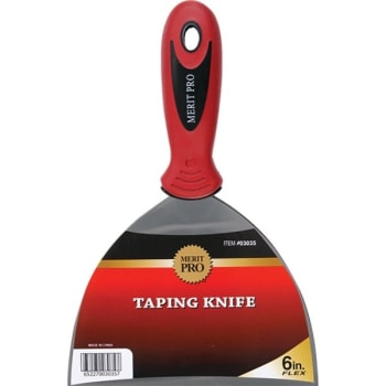 Image for Merit Pro 03035 6" Flex Metal Taping Knife, Package Of 5 from HD Supply