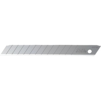 Olfa AB-10S 9mm 13Pt Stainless Steel Snap Off Blade, Package Of 60