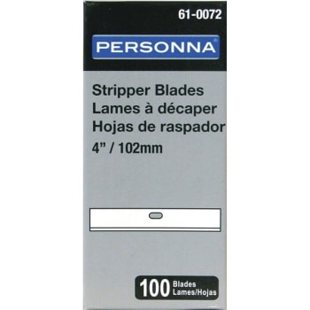 Image for Personna 61-0072 4" X .017 Floor Stripper Blade Box, Package Of 100 from HD Supply