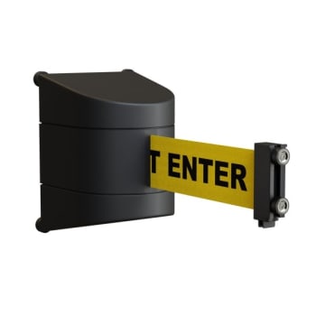 Image for Montour Line 30' Magnetic Wall Mount Yellow With Caution - Do Not Enter Belt from HD Supply