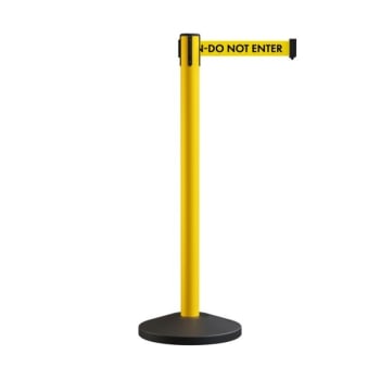 Image for Montour Line 11' Crowd Control Retractable Belt -Caution - Do Not Enter Belt from HD Supply