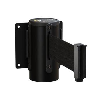 Image for Montour Line Wmline 115 11' Black Steel Fixed Wall Mount Black Belt from HD Supply