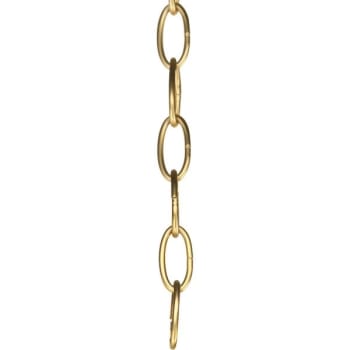 Image for Progress Lighting Natural Brass 10' Chain from HD Supply
