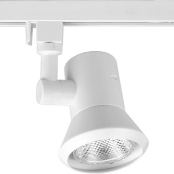 Image for Progress Lighting White 3-1/2" One-Light Shallow Profile Track Head from HD Supply