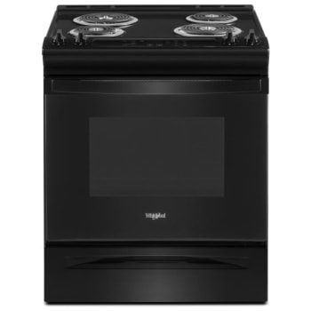 Image for Whirlpool 4.8 Cu.ft. Single Oven Electric Range In Black from HD Supply