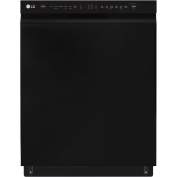 Lg Front Control Dishwasher With Quadwash And 3rd Rack In Smooth Black