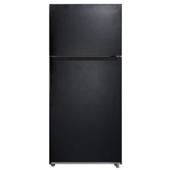Seasons® Energy Star® 18 Cu. Ft. Top Freezer Refrigerator, Black