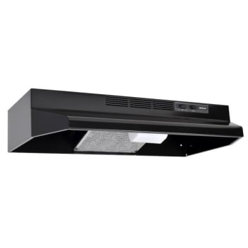 Image for Broan 24-Inch Convertible Range Hood Black 230 Max Blower Cfm from HD Supply
