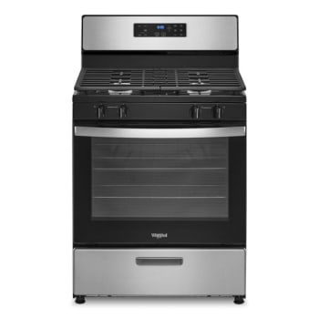 Image for Whirlpool 5.1 Cu. Ft. Gas Range Stainless Steel from HD Supply