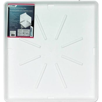 Image for Camco 30" X 32"  Washing Machine Drain Pan With PVC Fitting from HD Supply