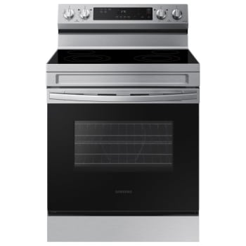 Image for Samsung 6.3 Cf Electric Freestanding With 4 Element Cooktop And Steam Clean from HD Supply