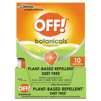 Image for Off! Botanicals Insecticide Repellant Towelettes (8-Case) from HD Supply