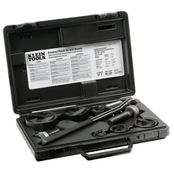 Klein Tools Knockout Punch Set With Wrench