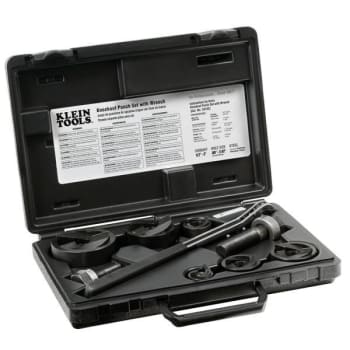Klein Tools Knockout Punch Set With Wrench