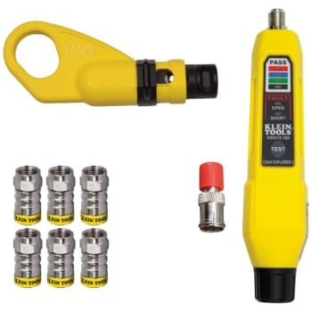 Image for Klein Tools 3-Piece Coax Connect And Test Kit from HD Supply