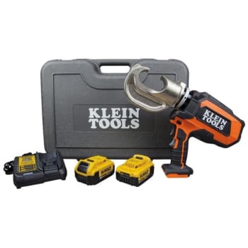 Image for Klein Tools Battery-operated 12-ton Crimper Kit from HD Supply