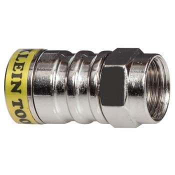 Image for Klein Tools RG6/6Q Push-On F-Connector (10-Pack) from HD Supply