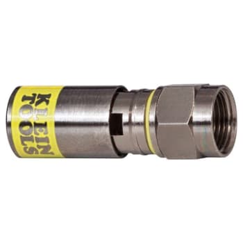 Klein Tools RG6/R6Q Universal Compression F-Connector (10-Pack)