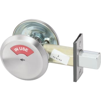 Image for Yale Deadbolt, Occupancy Indicator X Thumbturn, 626 Satin Chrome from HD Supply