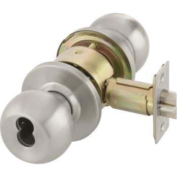 Image for Yale Entrance Function Cylindrical Knob Lockset Grade 2 Satin Stainless from HD Supply