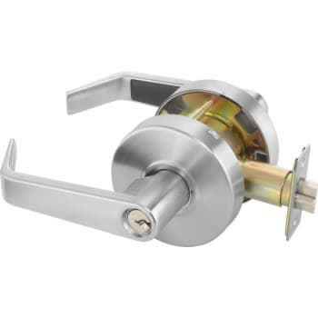 Image for Yale Storeroom Lock, Augusta Trim, Schlage C Keyway, Satin Chrome Finish from HD Supply