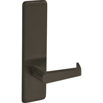 Image for Yale Passage Function Exit Device Lever Handle Outside Trim Dark Bronze from HD Supply
