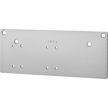 Image for Yale 5800 Push Drop Plate Pkd 689 Painted Aluminum Finish from HD Supply