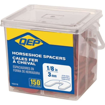 QEP® Red Plastic Horseshoe Shim Tile Spacers 1/8"