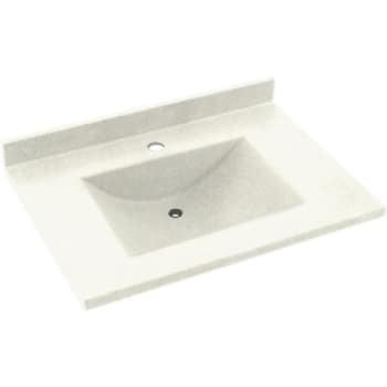 Image for Swan® Bisque Contour Solid Surface Single Bowl Vanity Top 22" X 25" from HD Supply