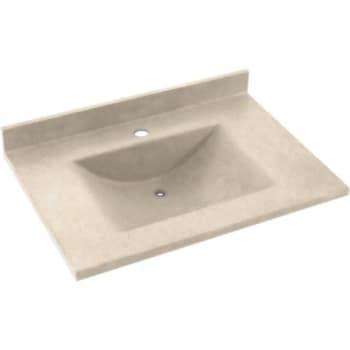 Image for Swan® Tahiti Sand Contour Solid Surface Single Bowl Vanity Top 22" X 25" from HD Supply