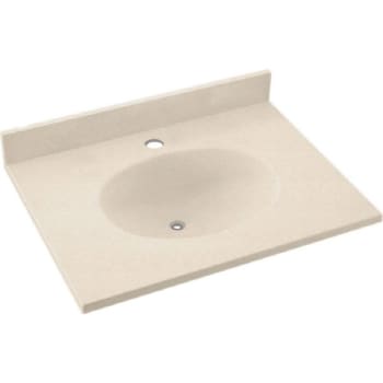 Image for Swan® Tahiti Sand Ellipse Solid Surface Single Bowl Vanity Top 22" X 25" from HD Supply