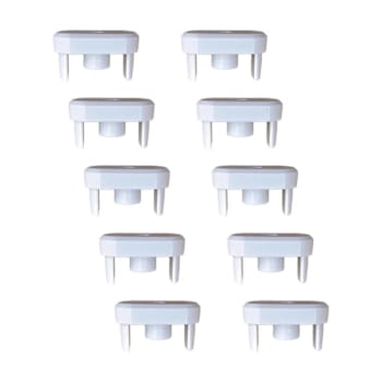 Champion 10 Pack, Bottom Rail Endcap For 1 In. Deluxe Vinyl Blinds