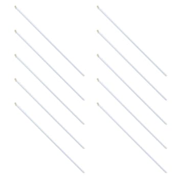Champion 10 Pack, 30 In. Wand For 1 In. Vinyl Blinds, White