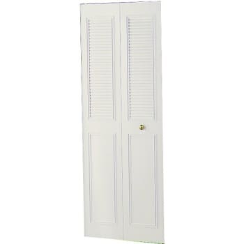Image for Dunbarton The Classic Metal Bi-Fold Door, Ivory, 2 Panel, 30x80 In. from HD Supply