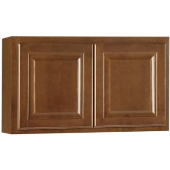 Image for Hampton Bay Hampton Assembled 30x18x12 In. Wall Bridge Kitchen Cabinet In Cognac from HD Supply