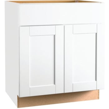 Image for Hampton Bay Shaker Assembled 24 X 34.5 X 21" Bathroom Vanity Base Cabinet from HD Supply