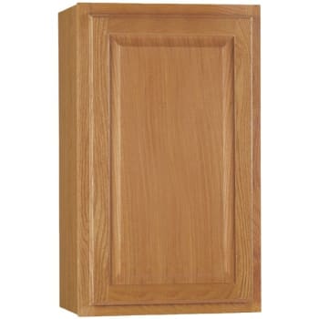 Image for Hampton Bay Hampton Assembled 18x30x12" Wall Kitchen Cabinet In Medium Oak from HD Supply