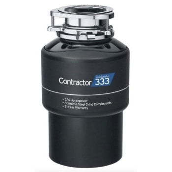 Image for Insinkerator Contractor 333 3/4 Hp Continuous Feed Garbage Disposal from HD Supply