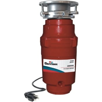 Garrison 1/3 Hp Builder Continuous Feed Garbage Disposal With Power Cord