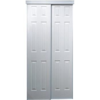Image for Truporte Series 106 60 In. X 80 In. Composite White Interior Sliding Door from HD Supply