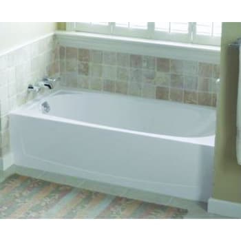 Image for Sterling Performa 5 Ft. Left Drain Rectangular Alcove Bathtub (White) from HD Supply