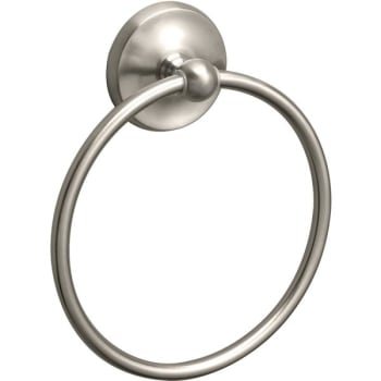 Image for Premier Bayview Towel Ring In Brushed Nickel from HD Supply
